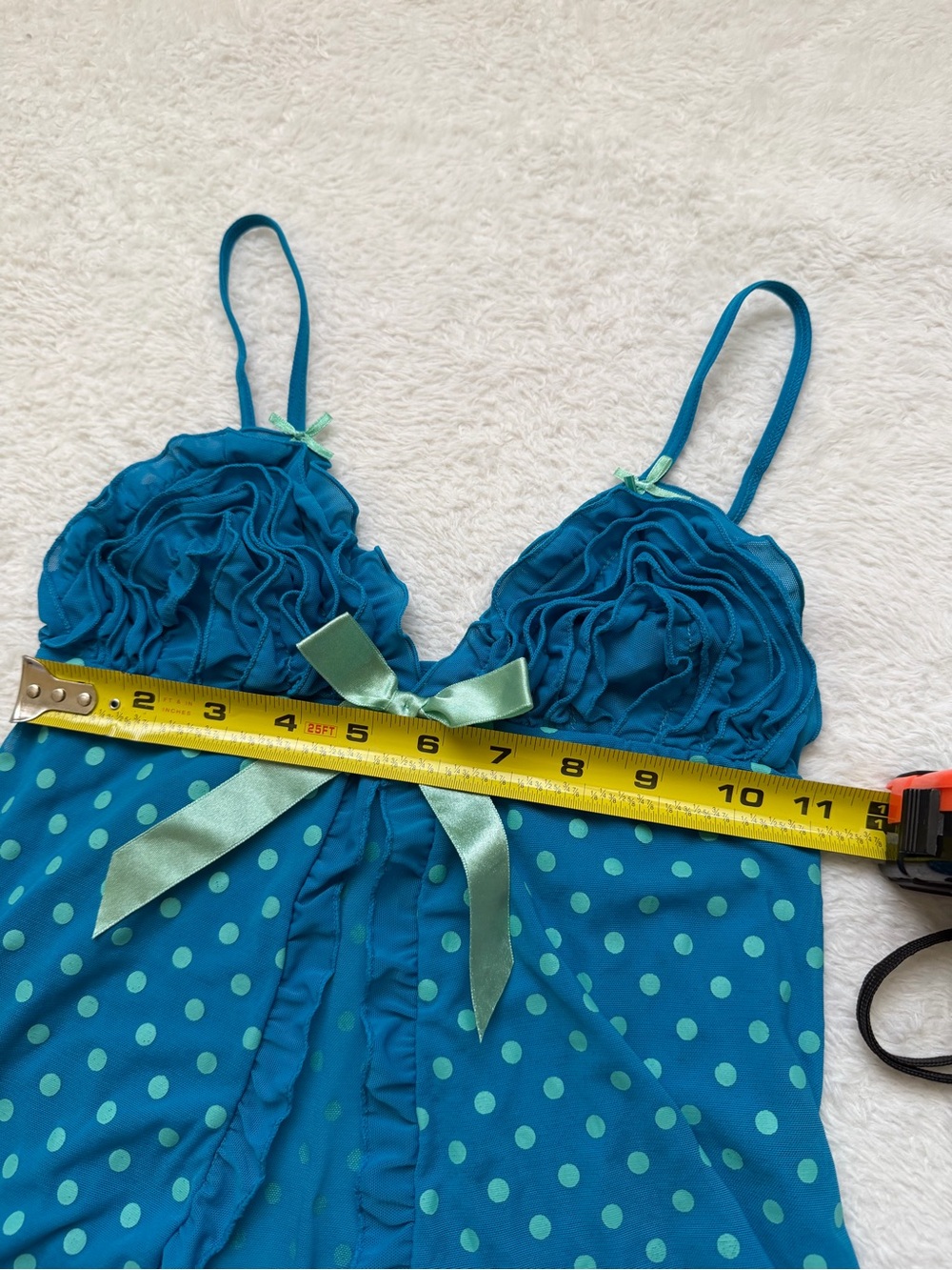 Ethereal Y2k Rampage polka dot ruffled fairy cami - Picture 3 of 5